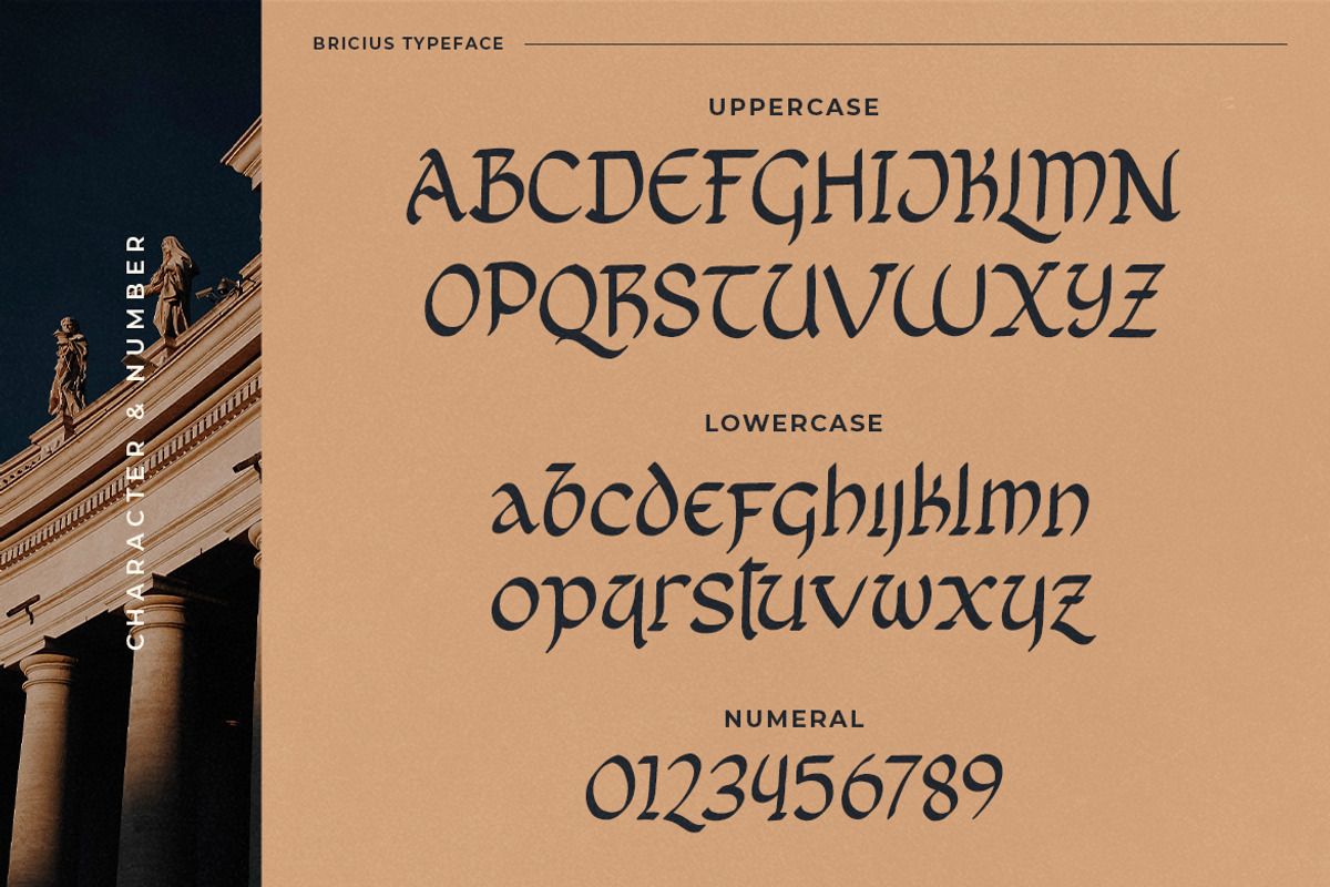 Bricius - Celtic Typeface, a Font by Typefactoryco (Photo 2 of 9)