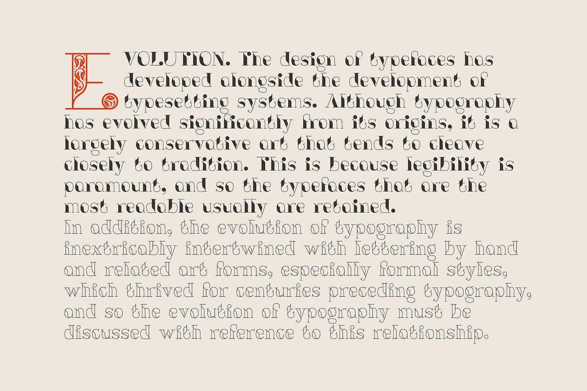 Bronze font preview 8