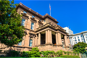 Historic building on Nob Hill in San, an Architecture Photo by Leonid Andronov