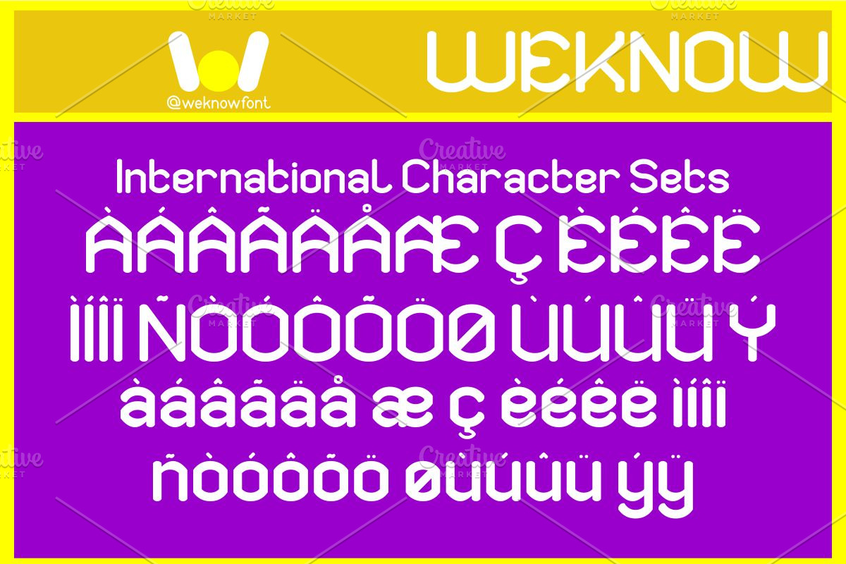 smooth innovation font, a Font by weknow (Photo 8 of 8)