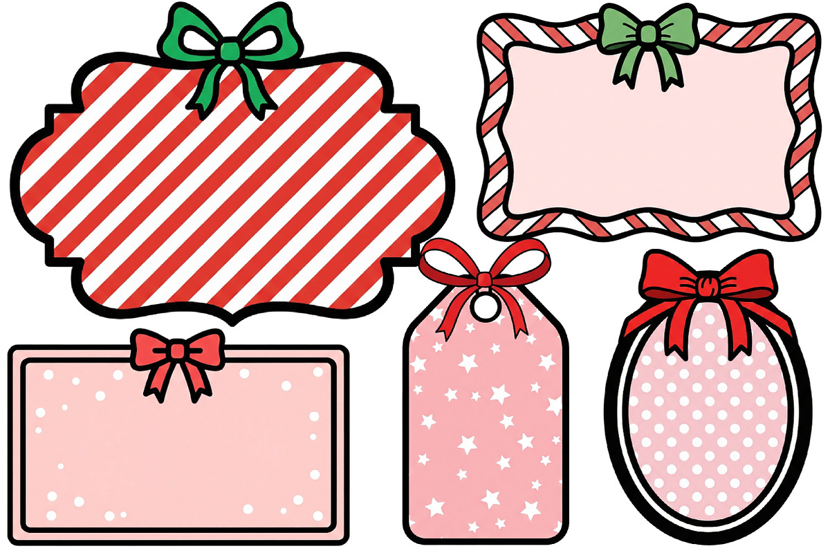 Christmas Coquette Wall Art Frame Bu, an Illustration by Daily.Designs (Photo 2 of 4)