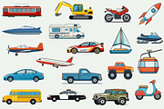 Vehicles Collection - SVG Bundle, a Transportation Illustration by Palleon (Thumbnail 4 of 5)