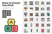 Education Back to School Icon Set, a Duotone Icon by erifqizeicon (Thumbnail 2 of 3)
