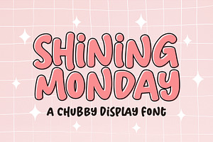 Shining Monday - Cute Display Font