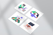 Programmers at work. IT concepts set, a Work Illustration by PaperTrident (Thumbnail 28 of 28)
