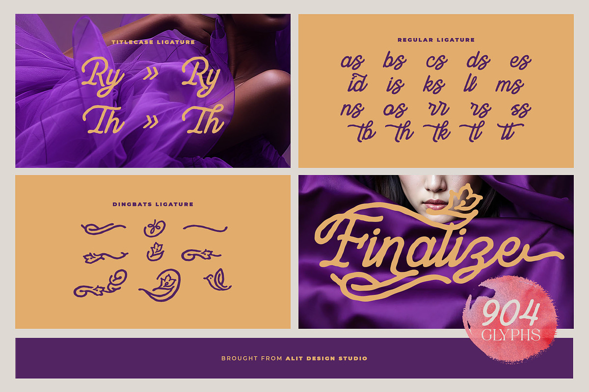 Dianthus Maiden Typeface, a Script Font by alit design (Photo 16 of 17)