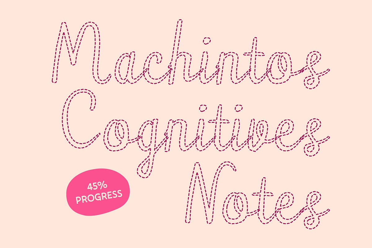 CS Royce Dashed, a Script Font by Craft Supply Co. (Photo 4 of 8)