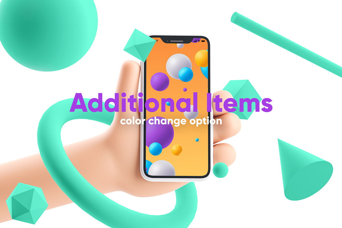 Cartoon Mockup, an iPhone Mockup by Best Pixels™ (Photo 8 of 10)