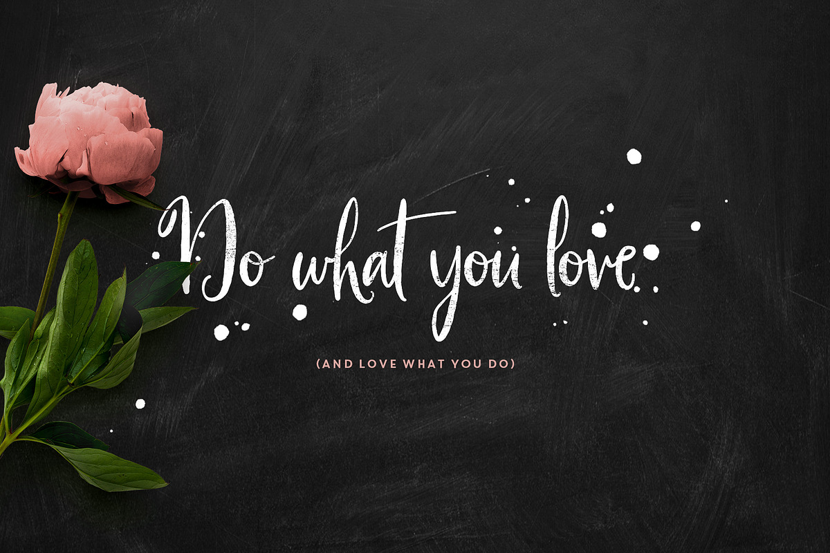 Moonflowers Font Family, a Script Font by Callie Rian & Co. (Photo 14 of 14)