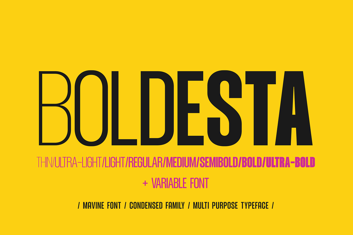 Mavine, a Sans Serif Font by zeenesia (Photo 4 of 17)