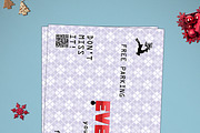 Christmas Event Ticket, a Card Template by Tzochko (Thumbnail 2 of 5)