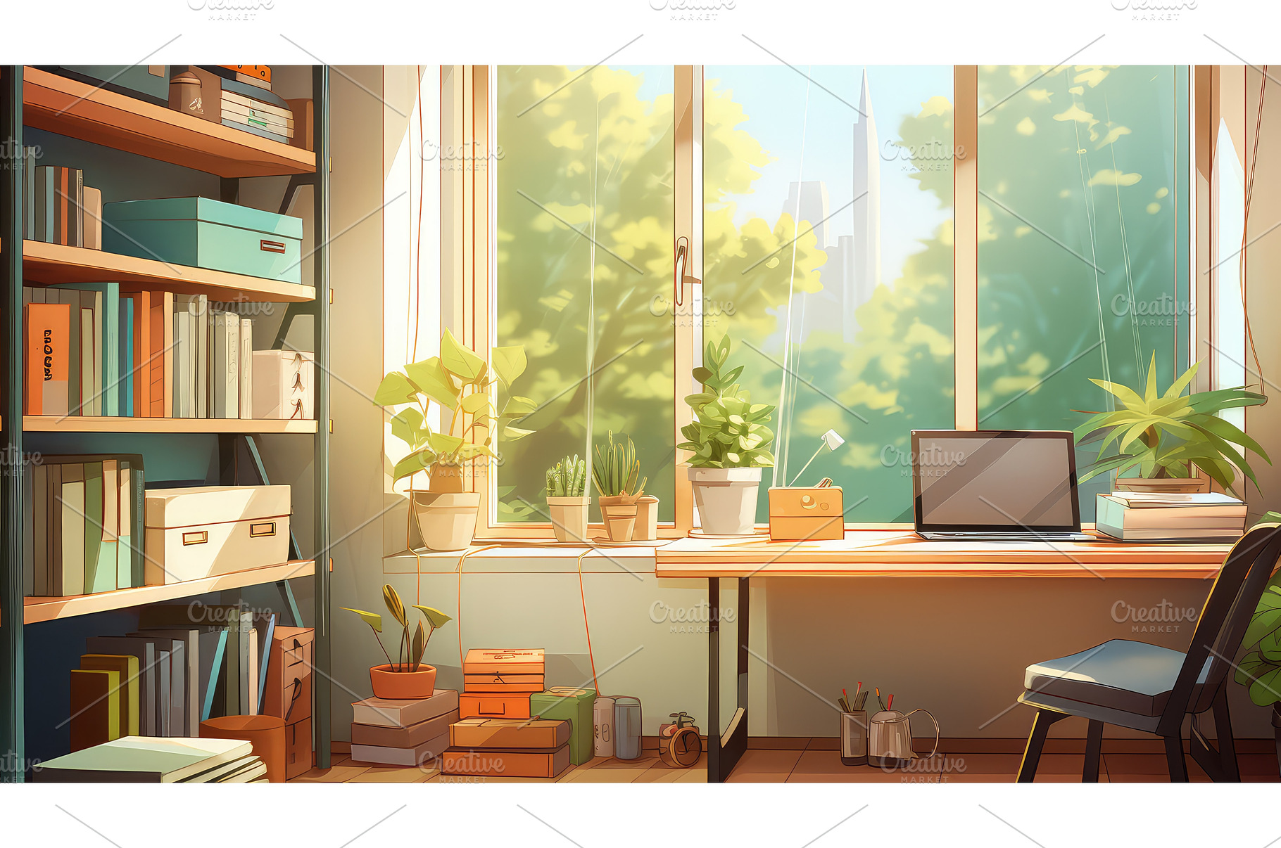 light window interior background ai, an Architecture Photo by pikepicture