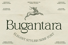 Bugantara - Elegant Thin Serif Font