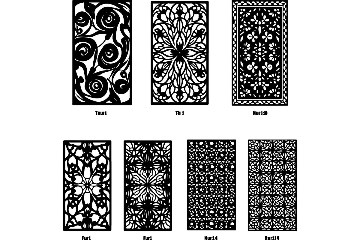 Black Lasercut Panel Bundle, a Graphic by Designer_Momina (Photo 2 of 13)