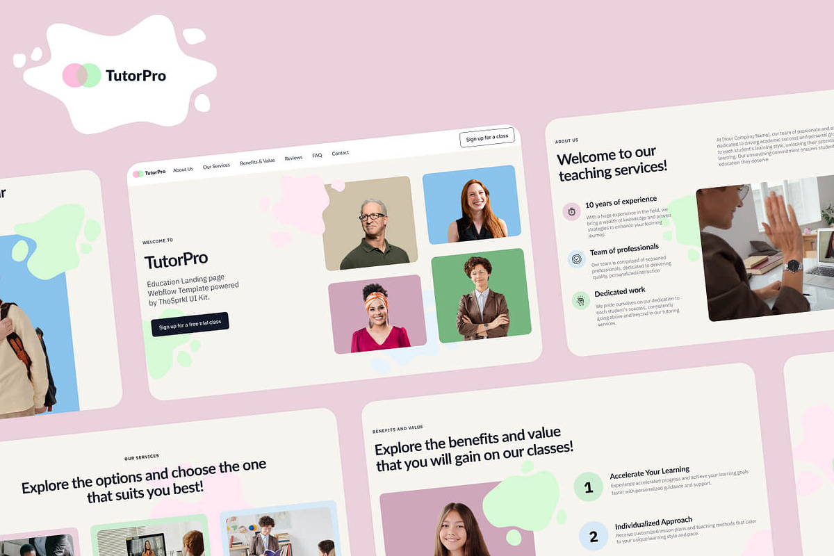 TutorPro - Education Landing Page, a Landing Page Template by EGO Creative Innovations (Photo 3 of 6)