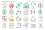 Color line icons, an Outline Icon by Howcolour (Thumbnail 20 of 32)