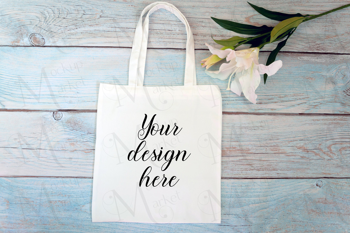 22 Cotton Tote bag Mockup Bundle., a Print Template by MockupMarket (Photo 18 of 23)
