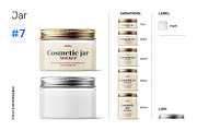 Cosmetic jar mockups bundle, a Packaging Mockup by Smarty Mockups (Thumbnail 12 of 28)
