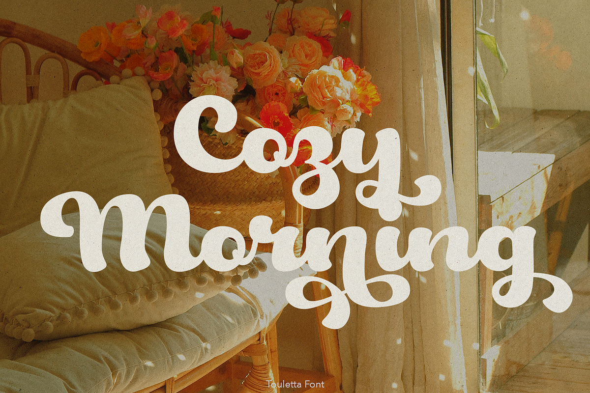 Touletta Retro Script, a Script Font by TypeClassHeroes (Photo 10 of 15)