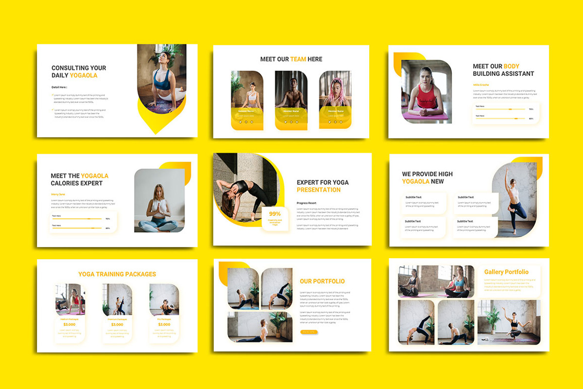 Yogaola Powerpoint, a Presentation Template by yanindesign (Photo 3 of 6)