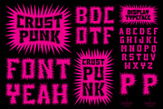 Crust Punk Display Font, a Font by Brethrendesignco (Thumbnail 1 of 5)