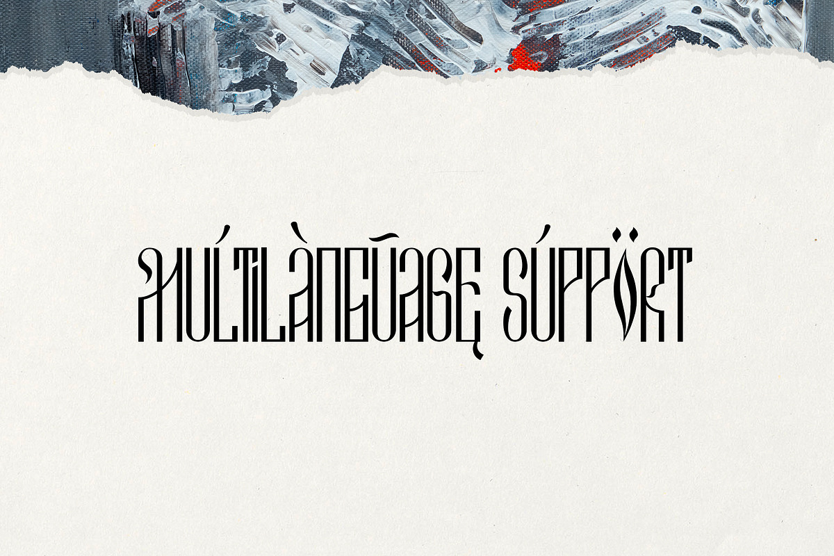 Novodevichi - Russian Letter font preview 8