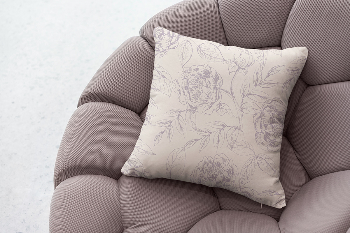 Sketched Peonies, a Pattern Graphic by MalyskaStudio (Photo 7 of 16)