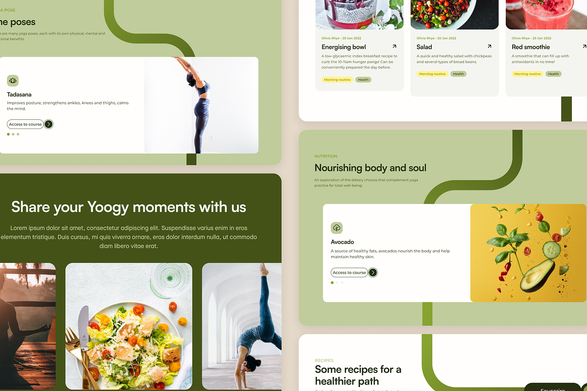 Yoogy - Yoga Template, a Websites & App Template by Dafolle (Photo 3 of 4)