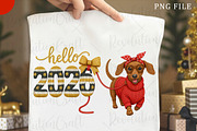 Yarn Crochet Happy New Year Dog Png, an Illustration by OK Design (Thumbnail 3 of 4)