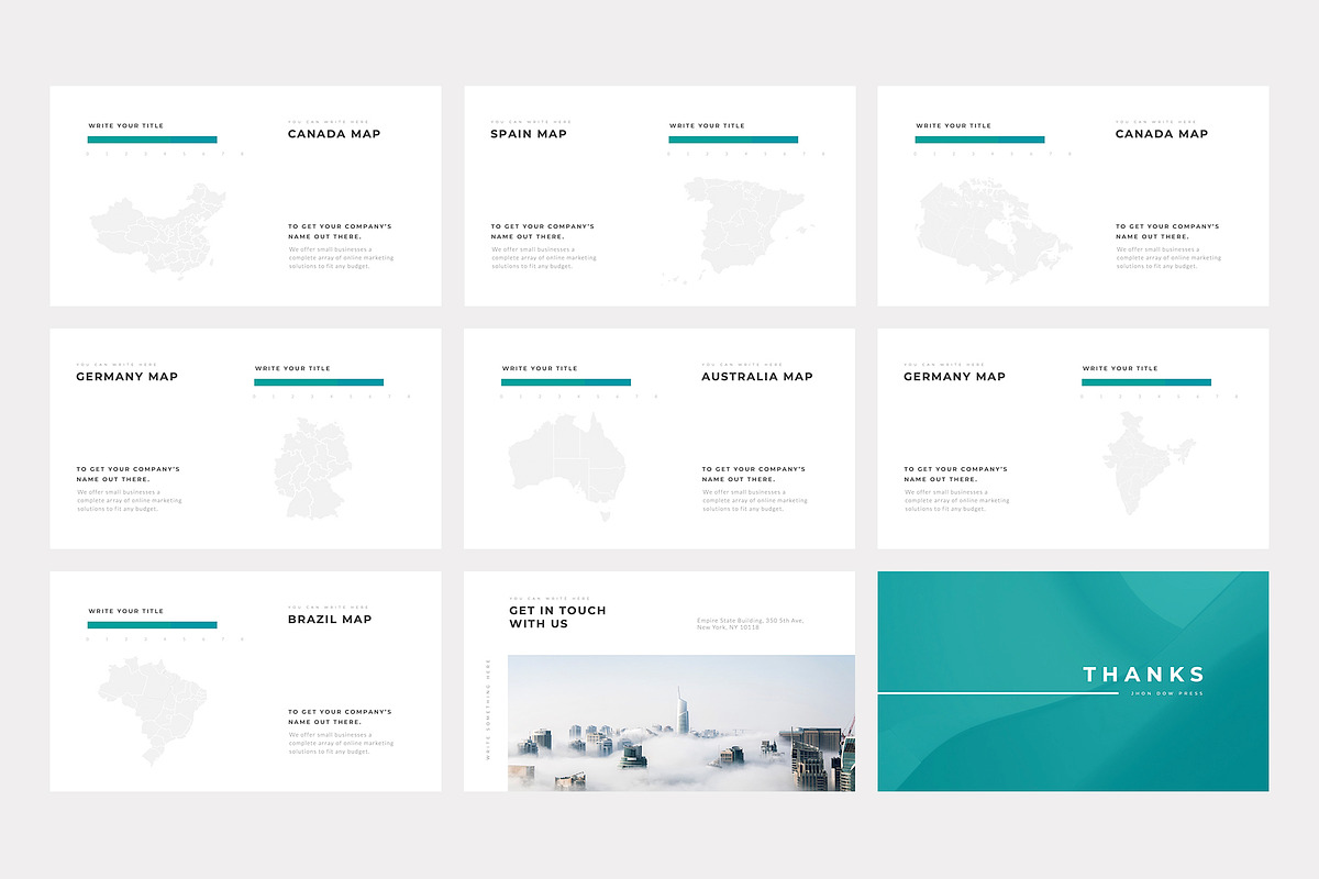 Phantom Minimal PowerPoint Template, a Presentation Template by slidequest