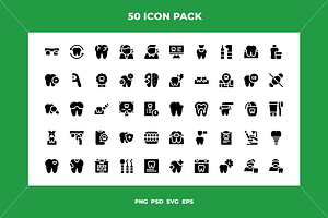 Dentist icons, an Outline Icon by Wencory