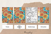 Colorful flowers color by number, a Graphic by Thursdaypaper (Thumbnail 10 of 10)