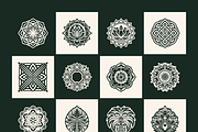 Deco Tattoo and Symbols Art Set, a Solid Icon by Creative Stall (Thumbnail 8 of 8)