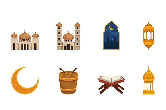 Islamic Festival Icon Set preview 2