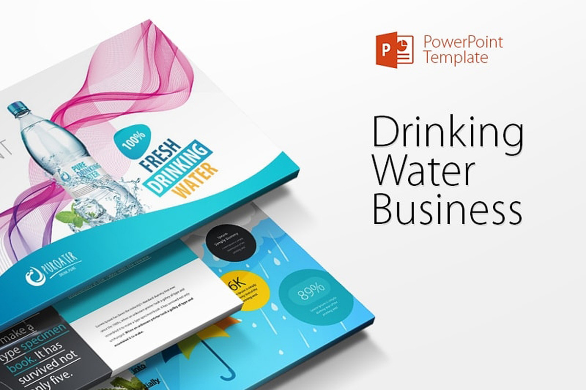 Drinking Water Business PowerPoint