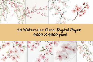 Graceful Cherry Blossoms aesthetic, a Decorative Illustration by ikarifq shop