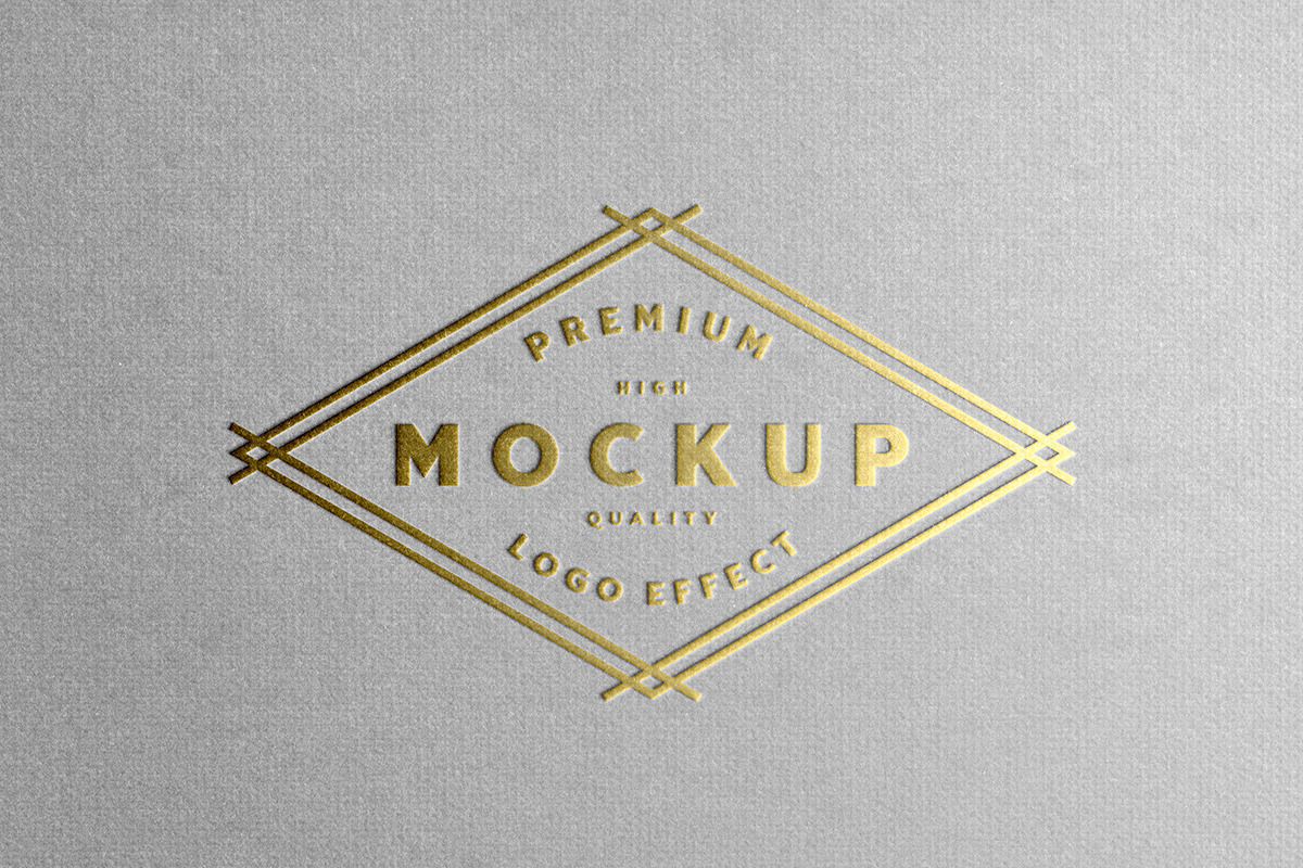 Premium Gold Foil Logo Mockup, a Product Mockup by Smart Works