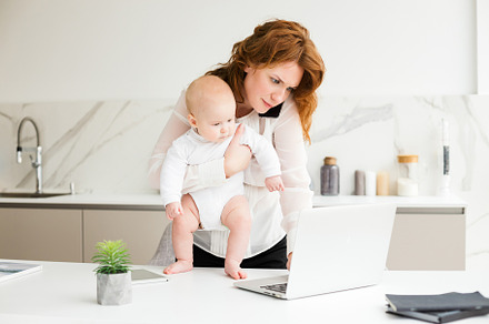 Business woman standing with her stock photo containing woman and female