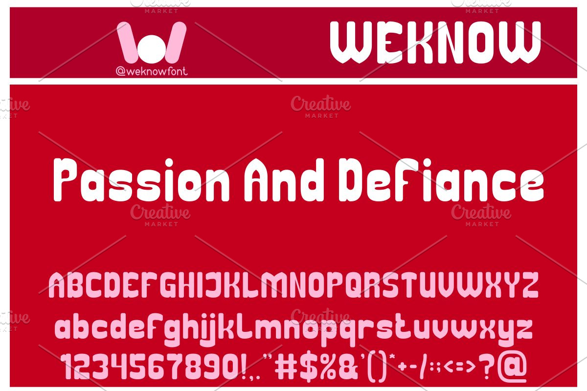 Romantic Rebellion font, a Font by weknow (Photo 3 of 8)