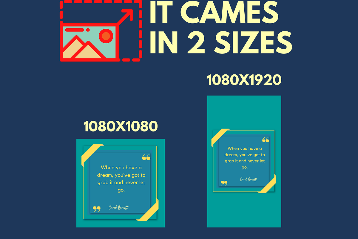 500 Motivation Quotes Bundle, a Social Media Template by Viral Content Design (Photo 2 of 7)