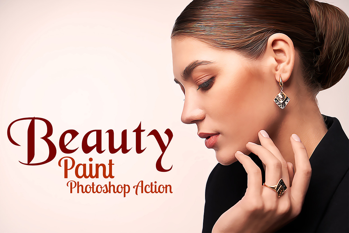 Beauty Paint Photoshop Action, an Action Add-On by CraftingStudio (Photo 1 of 7)