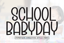 School Babyday | Script Font