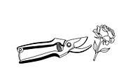 50 Professional Garden Shears Vector, an Illustration by hafijul (Thumbnail 44 of 51)
