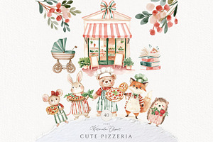 Pizza baby shower Animal Pizzeria