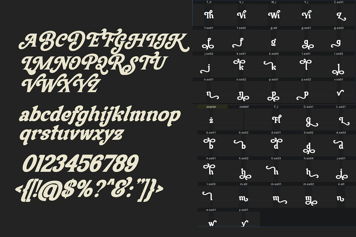 Madlin - Ligature Serif Font, a Serif Font by Luna Shop (Photo 2 of 6)
