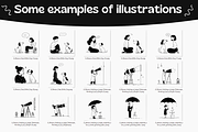 450 Notion Style People Illustration, a Person Illustration by DaisyStudio (Thumbnail 8 of 10)