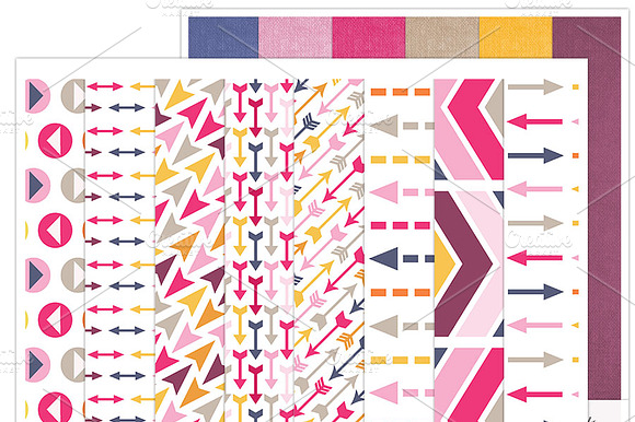 Funky Digital Pattern Papers preview 2