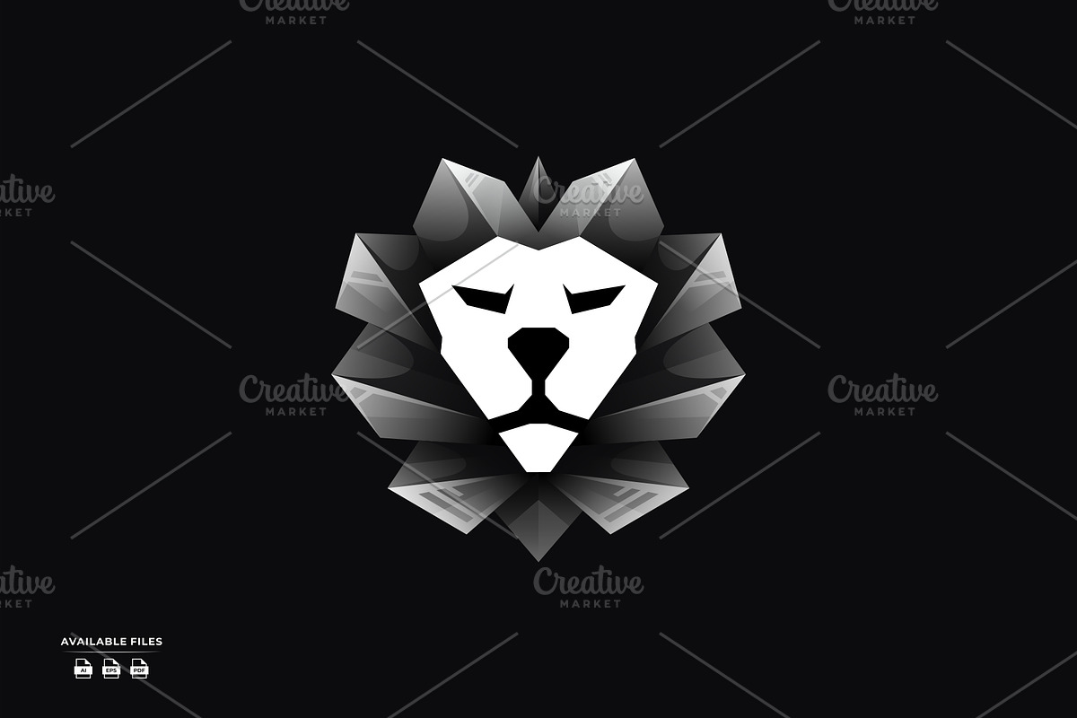 Lion Logo Modern Illustration, a Branding & Logo Template by mhafifuadi
