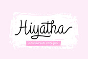 Hiyatha Script - a handwritten font, a Handwritten Font by Siwox Studios (Thumbnail 3 of 8)