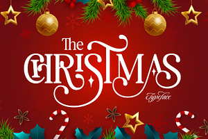 Christmas – Elegant Holiday Serif, a Serif Font by Mahesans Co